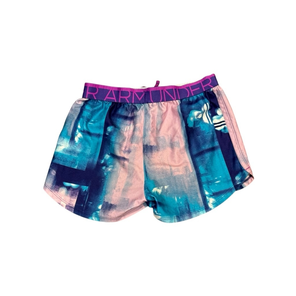 Under Armour Girl's Youth Printed Play Up Shorts Size YL/YXL - Picture 4 of 7
